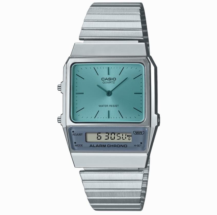 שעון יד משולב אנלוגי + דיגיטלי casio aq800ec-2a קאסיו