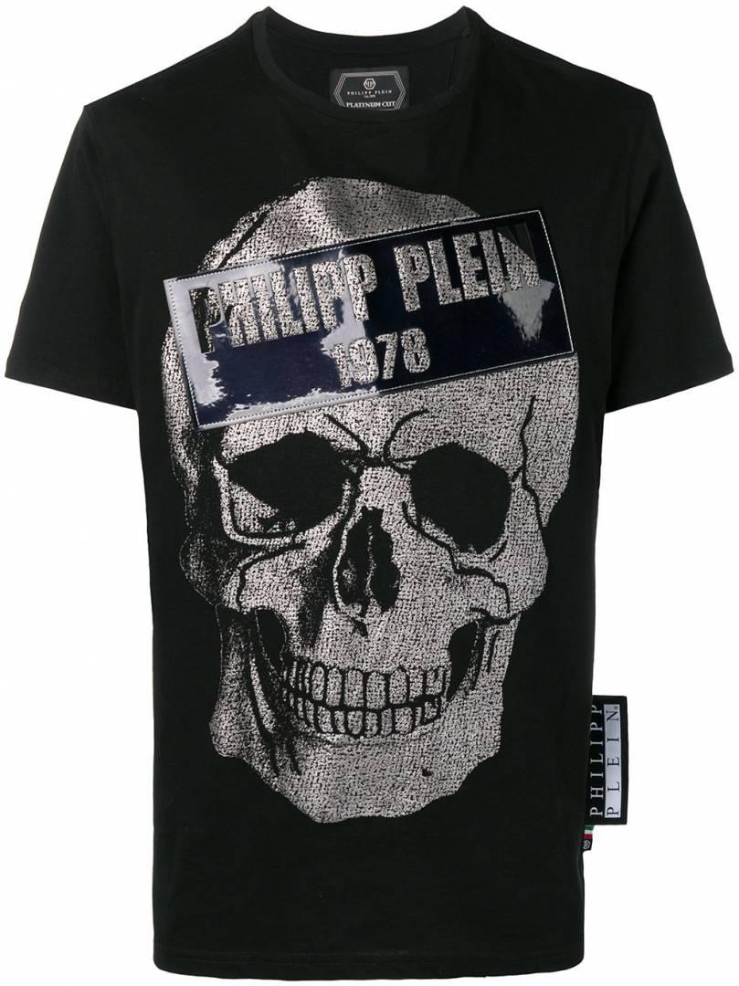 חולצת טריקו שחורה לגבר philipp plein s19c-mtk3075-pjy002n_02 פיליפ פליין (מידה S)